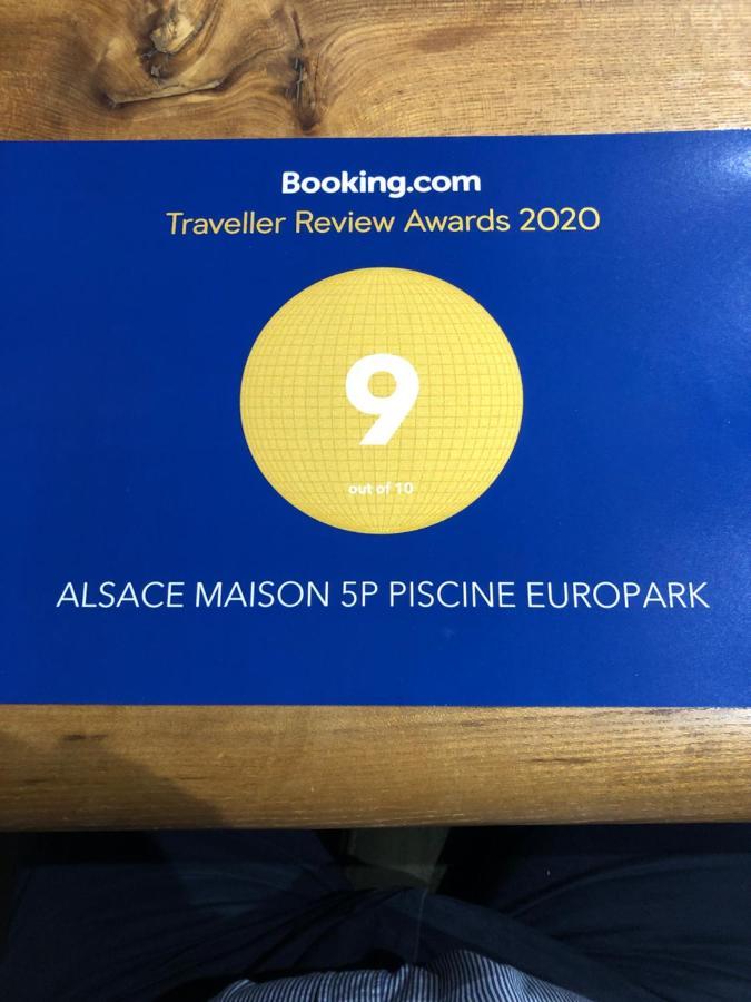 Alsace Maison 5P Piscine Europapark Rulantica Villa Marckolsheim Buitenkant foto
